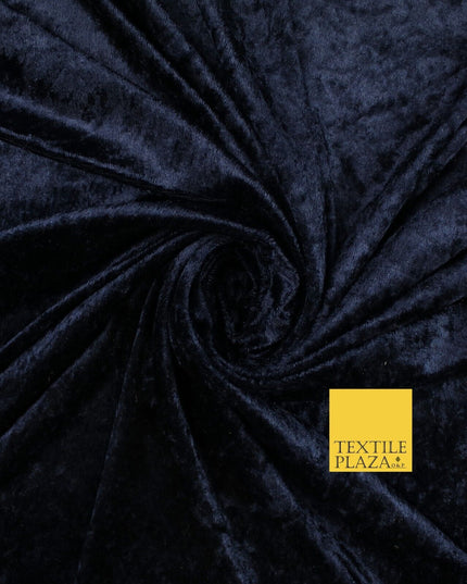 25 COLOURS - Crushed Velvet Stretch Fabric Material Backdrop Cushions Curtains