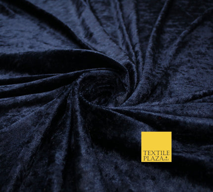 25 COLOURS - Crushed Velvet Stretch Fabric Material Backdrop Cushions Curtains