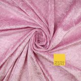 25 COLOURS - Crushed Velvet Stretch Fabric Material Backdrop Cushions Curtains
