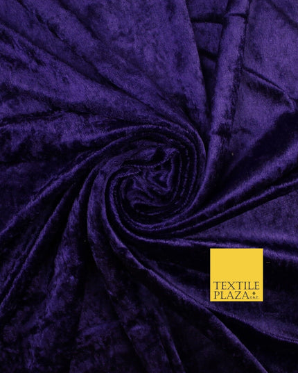 25 COLOURS - Crushed Velvet Stretch Fabric Material Backdrop Cushions Curtains