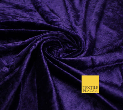 25 COLOURS - Crushed Velvet Stretch Fabric Material Backdrop Cushions Curtains