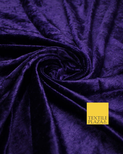 25 COLOURS - Crushed Velvet Stretch Fabric Material Backdrop Cushions Curtains