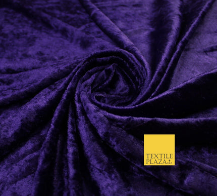 25 COLOURS - Crushed Velvet Stretch Fabric Material Backdrop Cushions Curtains