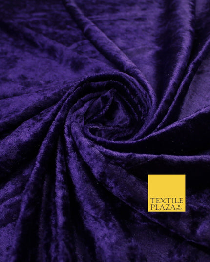 25 COLOURS - Crushed Velvet Stretch Fabric Material Backdrop Cushions Curtains