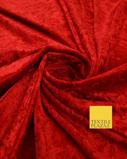 25 COLOURS - Crushed Velvet Stretch Fabric Material Backdrop Cushions Curtains