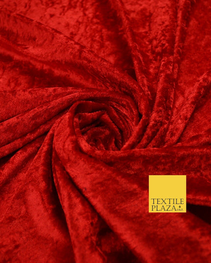 25 COLOURS - Crushed Velvet Stretch Fabric Material Backdrop Cushions Curtains