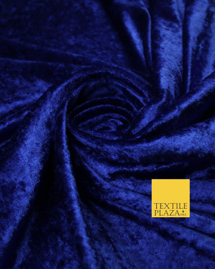 25 COLOURS - Crushed Velvet Stretch Fabric Material Backdrop Cushions Curtains