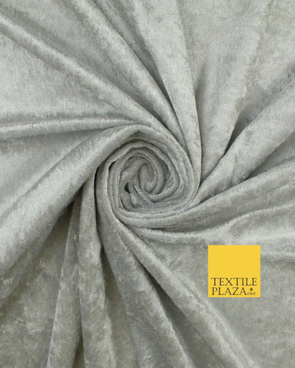 25 COLOURS - Crushed Velvet Stretch Fabric Material Backdrop Cushions Curtains