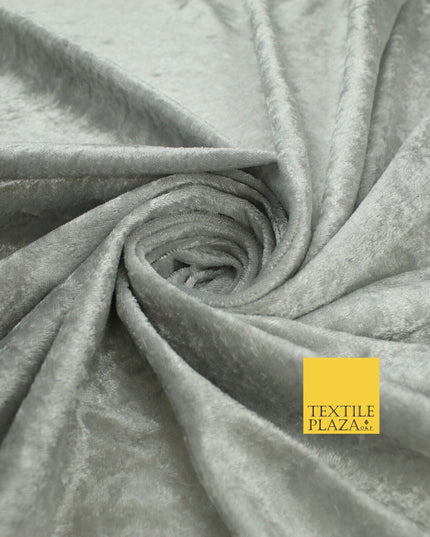 25 COLOURS - Crushed Velvet Stretch Fabric Material Backdrop Cushions Curtains