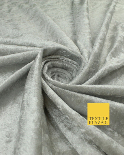 25 COLOURS - Crushed Velvet Stretch Fabric Material Backdrop Cushions Curtains