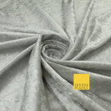 25 COLOURS - Crushed Velvet Stretch Fabric Material Backdrop Cushions Curtains