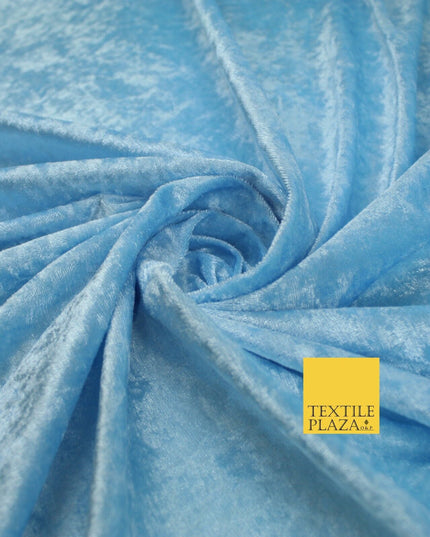 25 COLOURS - Crushed Velvet Stretch Fabric Material Backdrop Cushions Curtains