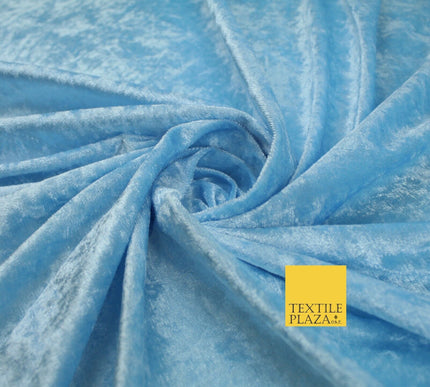 25 COLOURS - Crushed Velvet Stretch Fabric Material Backdrop Cushions Curtains