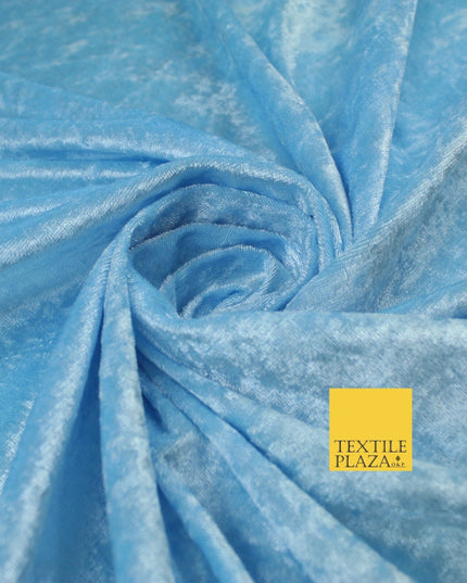 25 COLOURS - Crushed Velvet Stretch Fabric Material Backdrop Cushions Curtains