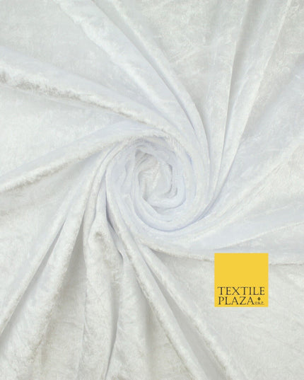 25 COLOURS - Crushed Velvet Stretch Fabric Material Backdrop Cushions Curtains