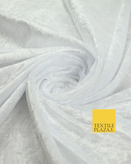 25 COLOURS - Crushed Velvet Stretch Fabric Material Backdrop Cushions Curtains