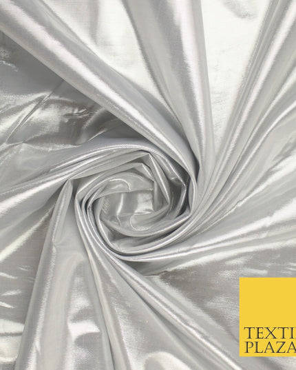 24 COLOURS - Metallic Two Tone Lame Fabric Shiny Mirror Foil Dancewear Costume