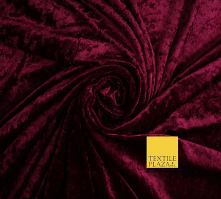 25 COLOURS - Crushed Velvet Stretch Fabric Material Backdrop Cushions Curtains