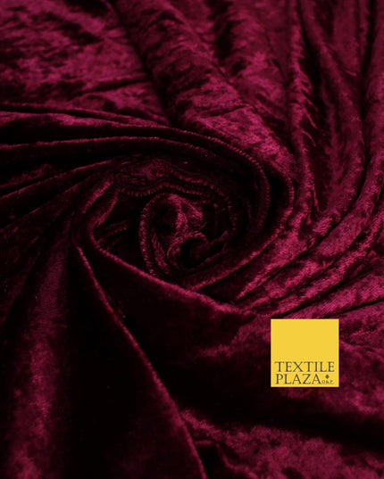 25 COLOURS - Crushed Velvet Stretch Fabric Material Backdrop Cushions Curtains