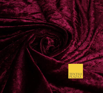 25 COLOURS - Crushed Velvet Stretch Fabric Material Backdrop Cushions Curtains