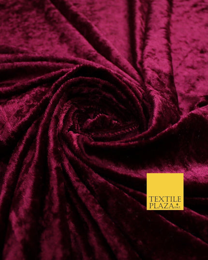 25 COLOURS - Crushed Velvet Stretch Fabric Material Backdrop Cushions Curtains