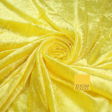 25 COLOURS - Crushed Velvet Stretch Fabric Material Backdrop Cushions Curtains
