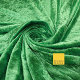 25 COLOURS - Crushed Velvet Stretch Fabric Material Backdrop Cushions Curtains
