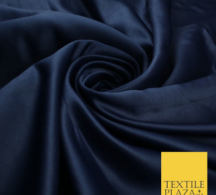 8 COLOURS -  Luxury Plain Smooth Dull Matt Bridal Satin Fabric Dress 56" Wide