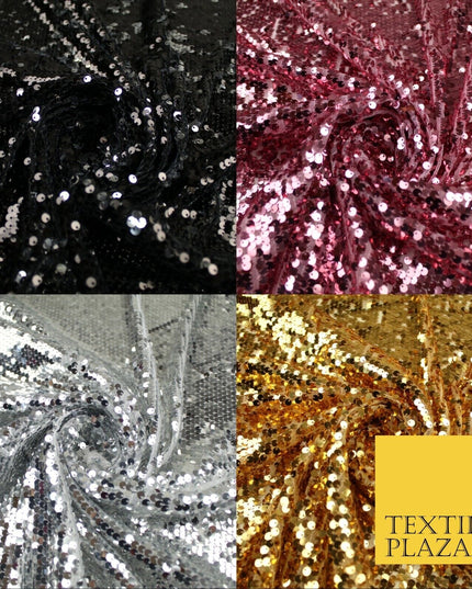 4 COLOURS - Reversible MERMAID FLIP SEQUIN Net Tulle Fabric 140cm Wide