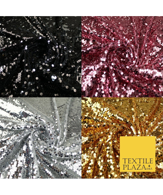 4 COLOURS - Reversible MERMAID FLIP SEQUIN Net Tulle Fabric 140cm Wide