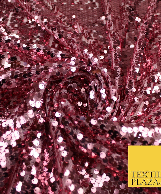 4 COLOURS - Reversible MERMAID FLIP SEQUIN Net Tulle Fabric 140cm Wide