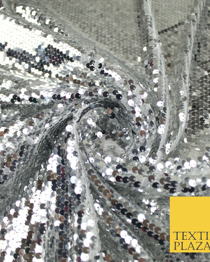 4 COLOURS - Reversible MERMAID FLIP SEQUIN Net Tulle Fabric 140cm Wide