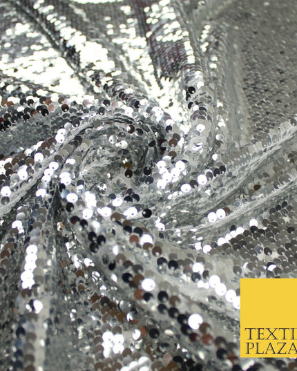 4 COLOURS - Reversible MERMAID FLIP SEQUIN Net Tulle Fabric 140cm Wide