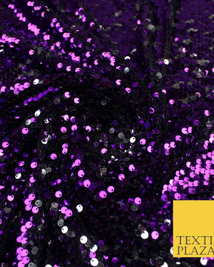 6 COLOURS - Reversible MERMAID FLIP SEQUIN 2 Colour Changing Net Tulle Fabric