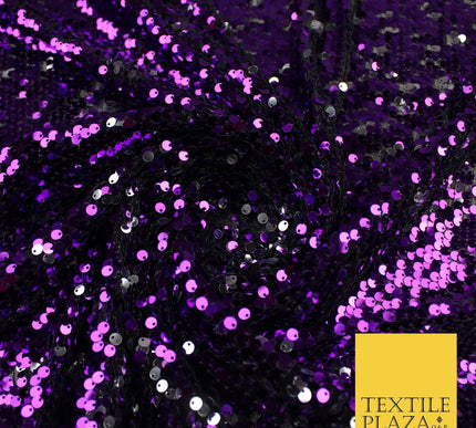 6 COLOURS - Reversible MERMAID FLIP SEQUIN 2 Colour Changing Net Tulle Fabric