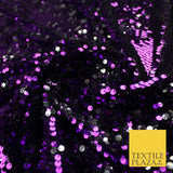 6 COLOURS - Reversible MERMAID FLIP SEQUIN 2 Colour Changing Net Tulle Fabric