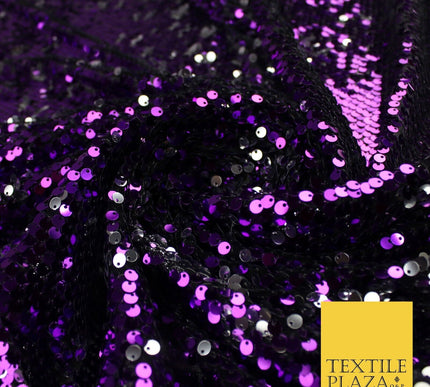 6 COLOURS - Reversible MERMAID FLIP SEQUIN 2 Colour Changing Net Tulle Fabric