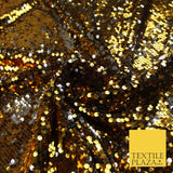 6 COLOURS - Reversible MERMAID FLIP SEQUIN 2 Colour Changing Net Tulle Fabric