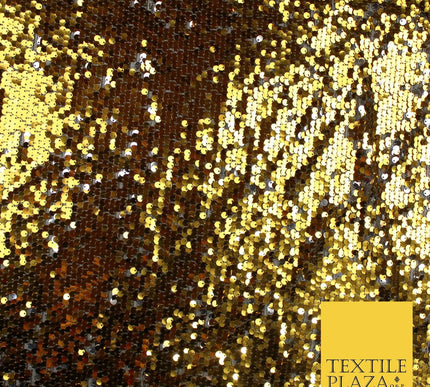 6 COLOURS - Reversible MERMAID FLIP SEQUIN 2 Colour Changing Net Tulle Fabric