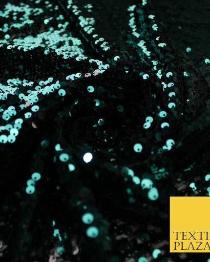 6 COLOURS - Reversible MERMAID FLIP SEQUIN 2 Colour Changing Net Tulle Fabric