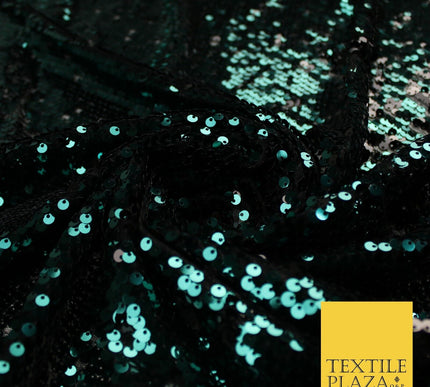 6 COLOURS - Reversible MERMAID FLIP SEQUIN 2 Colour Changing Net Tulle Fabric
