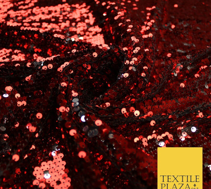6 COLOURS - Reversible MERMAID FLIP SEQUIN 2 Colour Changing Net Tulle Fabric