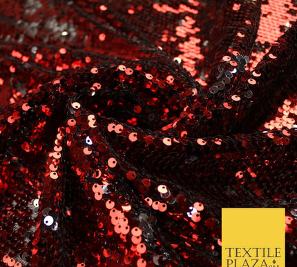 6 COLOURS - Reversible MERMAID FLIP SEQUIN 2 Colour Changing Net Tulle Fabric