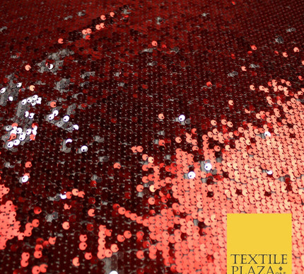 6 COLOURS - Reversible MERMAID FLIP SEQUIN 2 Colour Changing Net Tulle Fabric