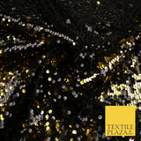6 COLOURS - Reversible MERMAID FLIP SEQUIN 2 Colour Changing Net Tulle Fabric