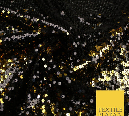 6 COLOURS - Reversible MERMAID FLIP SEQUIN 2 Colour Changing Net Tulle Fabric