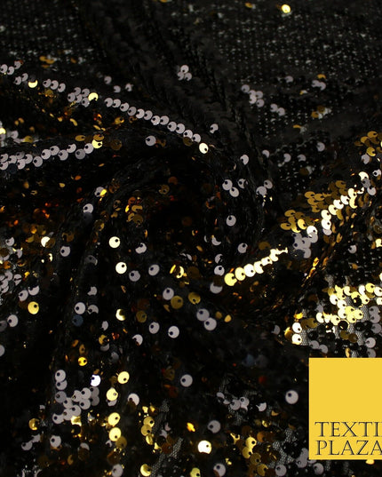 6 COLOURS - Reversible MERMAID FLIP SEQUIN 2 Colour Changing Net Tulle Fabric