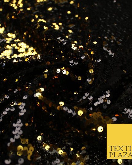 6 COLOURS - Reversible MERMAID FLIP SEQUIN 2 Colour Changing Net Tulle Fabric