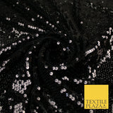 6 COLOURS - Reversible MERMAID FLIP SEQUIN 2 Colour Changing Net Tulle Fabric