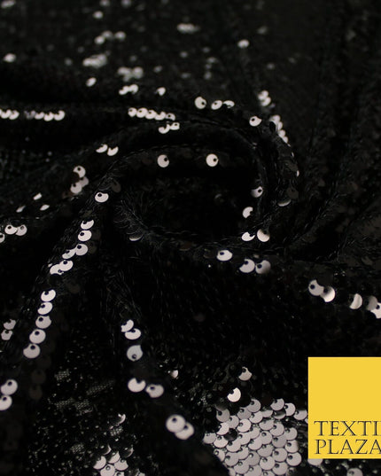 6 COLOURS - Reversible MERMAID FLIP SEQUIN 2 Colour Changing Net Tulle Fabric